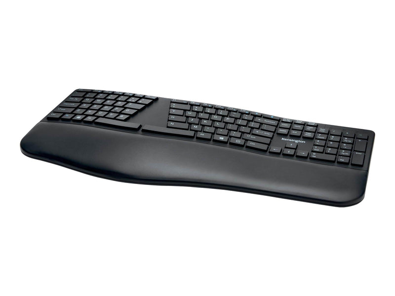 Kensington Pro Fit Ergo Wireless Keyboard - Tastatur - Deutsch - Schwarz