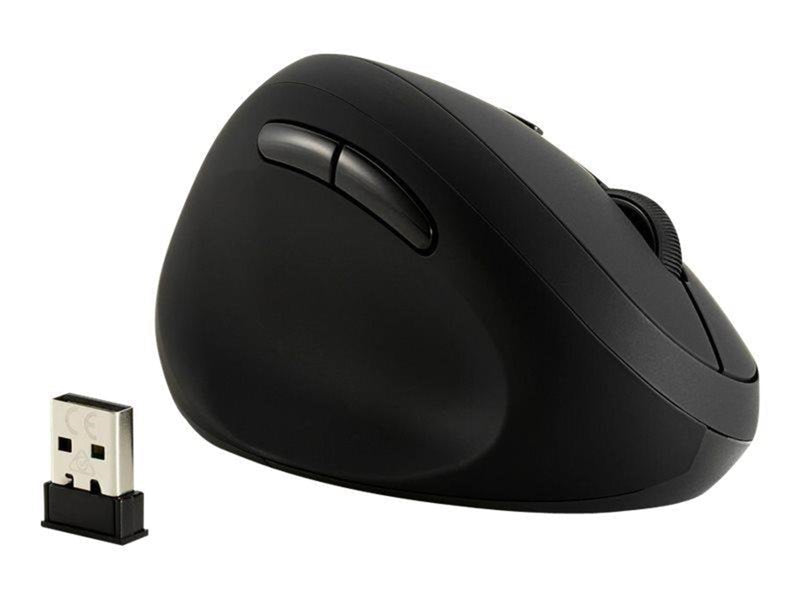 Kensington Pro Fit® Ergo Wireless Maus für Linkshänder - Vertical mouse (Schwarz)
