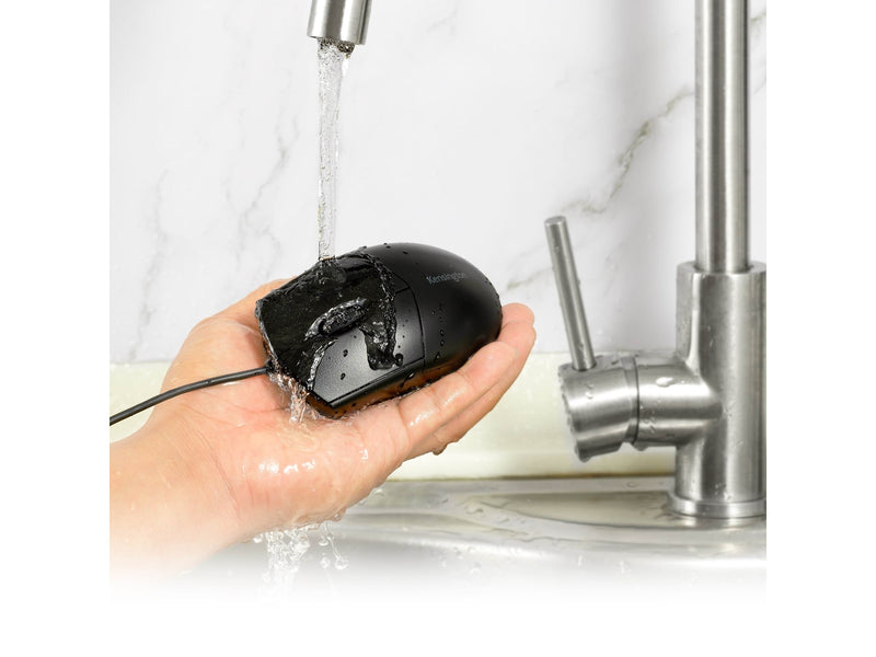 Kensington Pro Fit® Wired Washable Mouse - Maus (Schwarz)