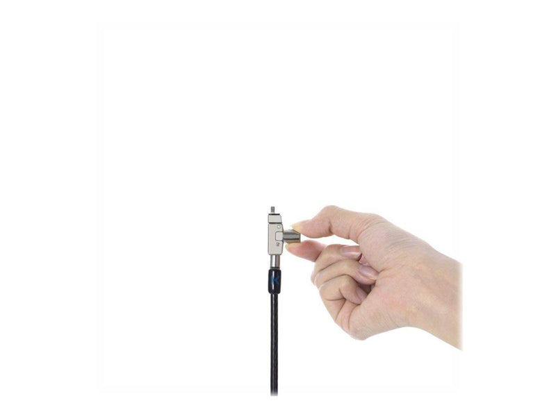 Kensington Slim N17 2.0 Keyed Dual Head Laptop Lock for Wedge Shaped Slots Supervisor