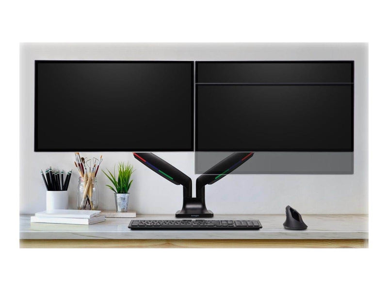 Kensington SmartFit® One-Touch Dual Monitorarm -  Schwarz