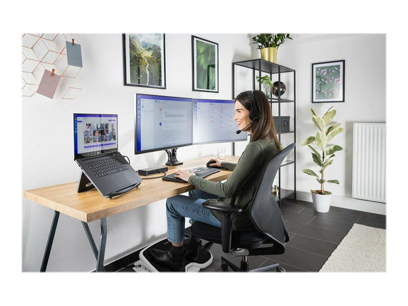 Kensington SmartFit® One-Touch Dual Monitorarm -  Schwarz
