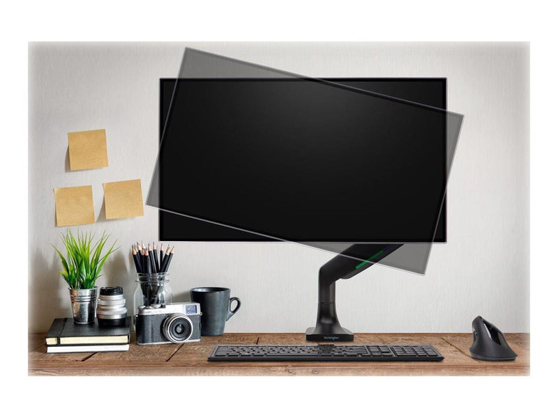 Kensington SmartFit® One-Touch Single Monitorarm -  Schwarz