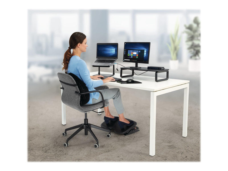 Kensington SmartFit® SoleMate Plus Fußstütze, schwarz