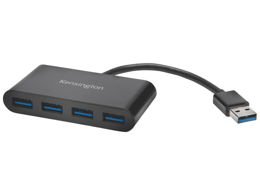 Kensington UH4000 USB 3.0 4-Port Hub, schwarz USB-Hubs - 4 - Schwarz