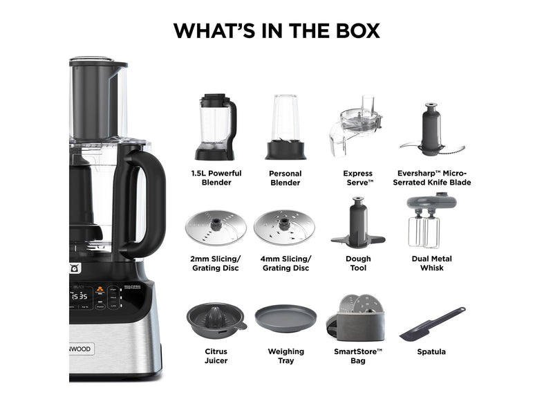 Kenwood Foodprocessor FDM73.850SS food processor