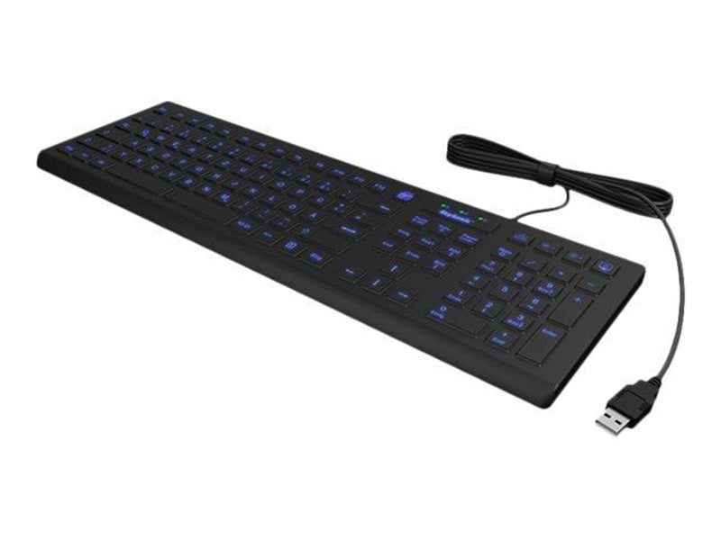 KeySonic RaidSonic KSK-8031INEL-B - Tastatur - Deutsch - Schwarz