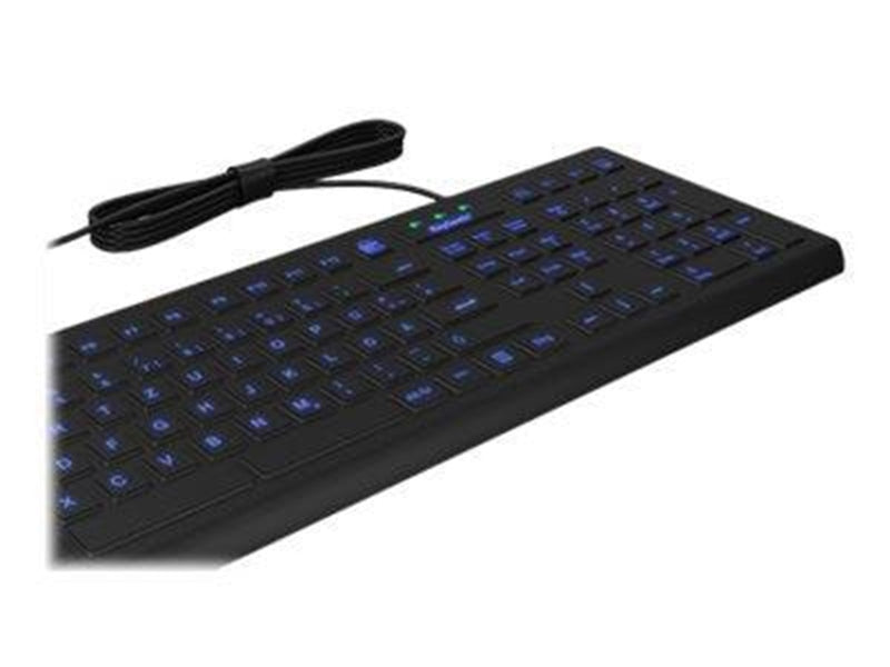 KeySonic RaidSonic KSK-8031INEL-B - Tastatur - Deutsch - Schwarz