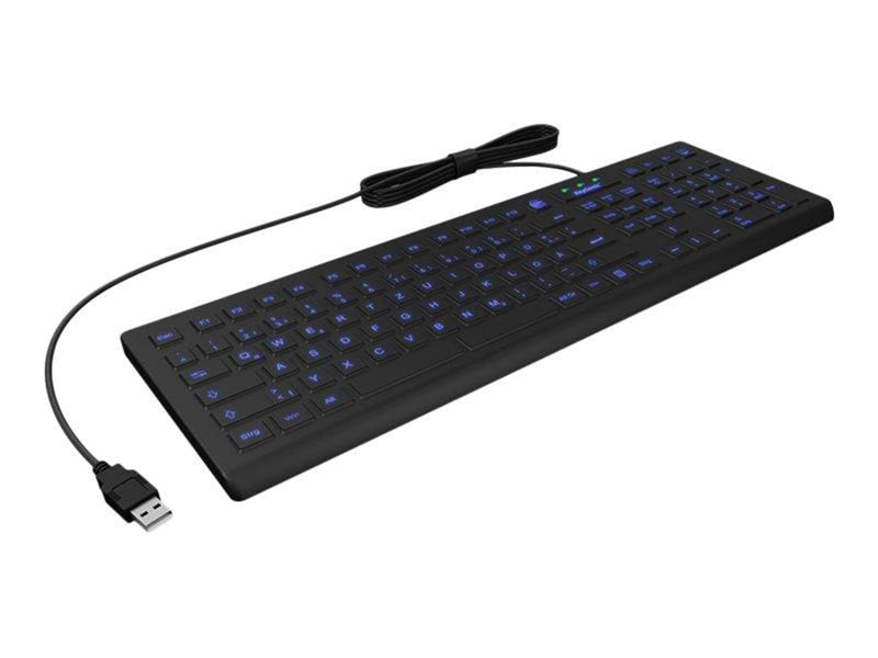KeySonic RaidSonic KSK-8031INEL-B - Tastatur - Deutsch - Schwarz