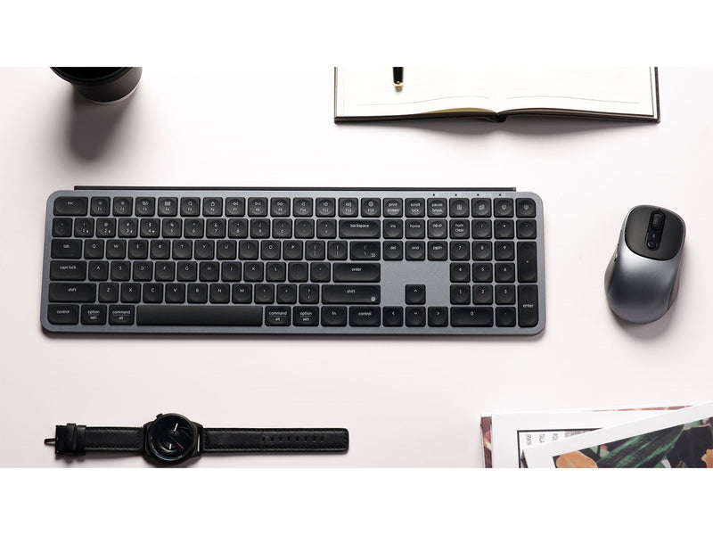 Keychron B6 Pro & BM24 Keyboard & Mouse Wireless Combo - Tastatur & Maus Set - Full-Size - Nordic ISO - Grau