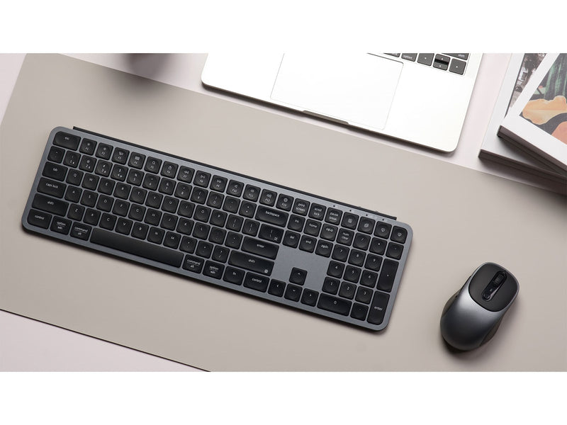 Keychron B6 Pro & BM24 Keyboard & Mouse Wireless Combo - Tastatur & Maus Set - Full-Size - Nordic ISO - Grau
