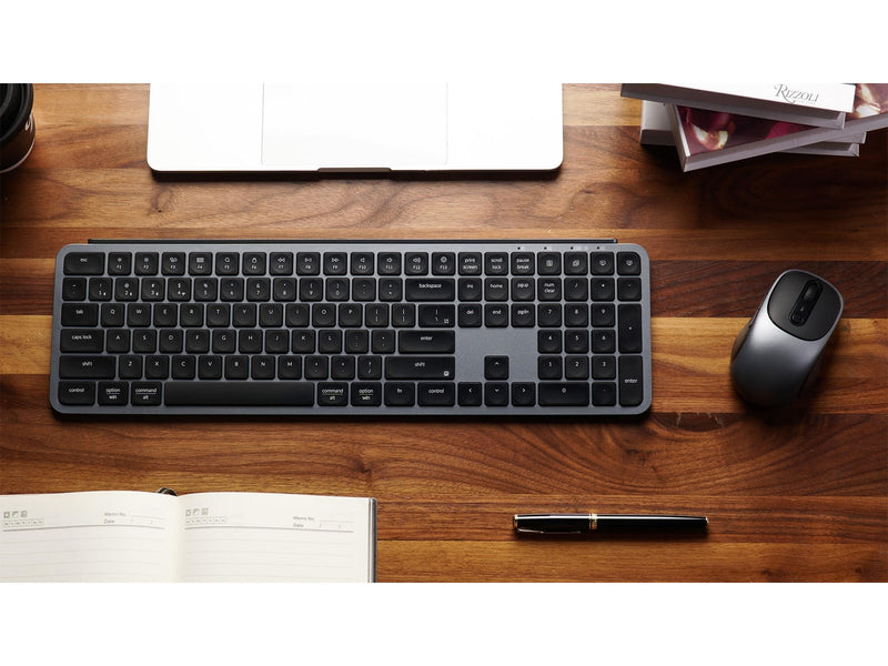 Keychron B6 Pro & BM24 Keyboard & Mouse Wireless Combo - Tastatur & Maus Set - Full-Size - Nordic ISO - Grau