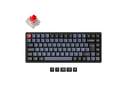 Keychron K2 Pro QMK/VIA Wireless RGB Hot Swap K Pro Red - Gaming Tastatur (TKL) - 75% - Nordic ISO - Schwarz
