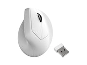 Keychron M5 Wireless Ergonomic (8K) - Ergonomische Maus (Weiß)
