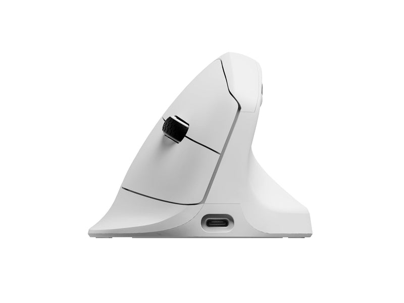 Keychron M5 Wireless Ergonomic (8K) - Ergonomische Maus (Weiß)