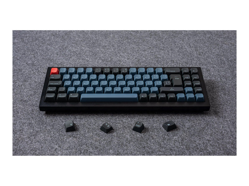 Keychron Q7 QMK Wired - Gateron G Pro Brown - Gaming Tastatur (TKL) - 70% - Nordic ISO - Schwarz