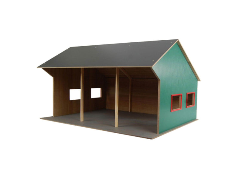 Kids Globe Agricultural Shed for 3 Vehicles 1:16