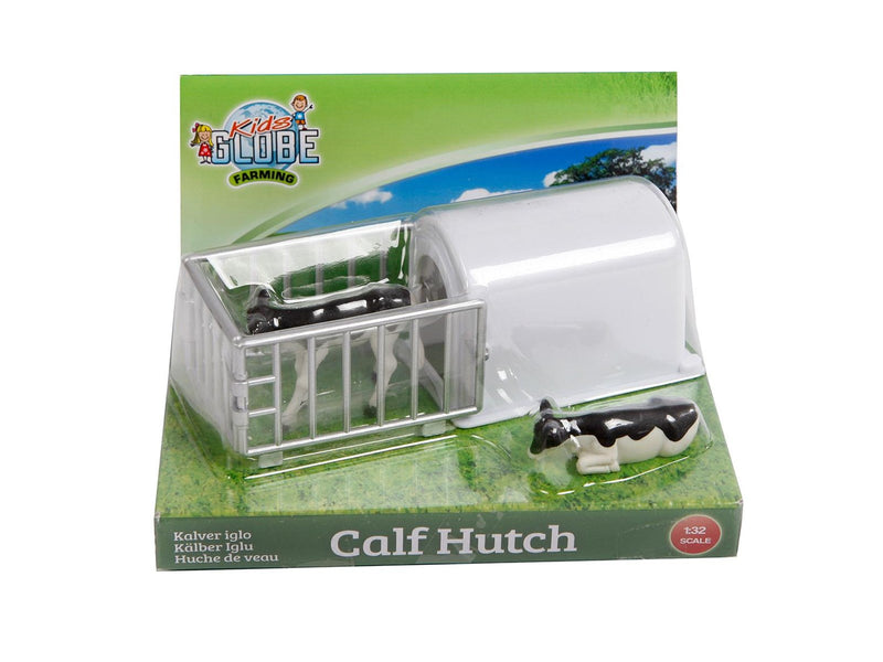 Kids Globe Calf Hut with 2 Calves 1:32