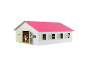 Kids Globe - Horse Stable Pink with 7 Boxes 1:24