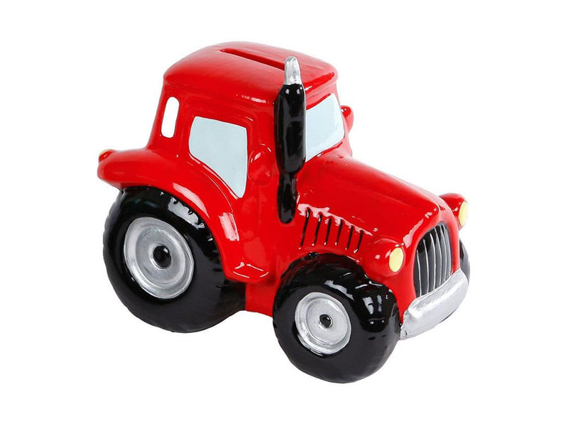 Kids Globe Money Box Tractor - Assorted
