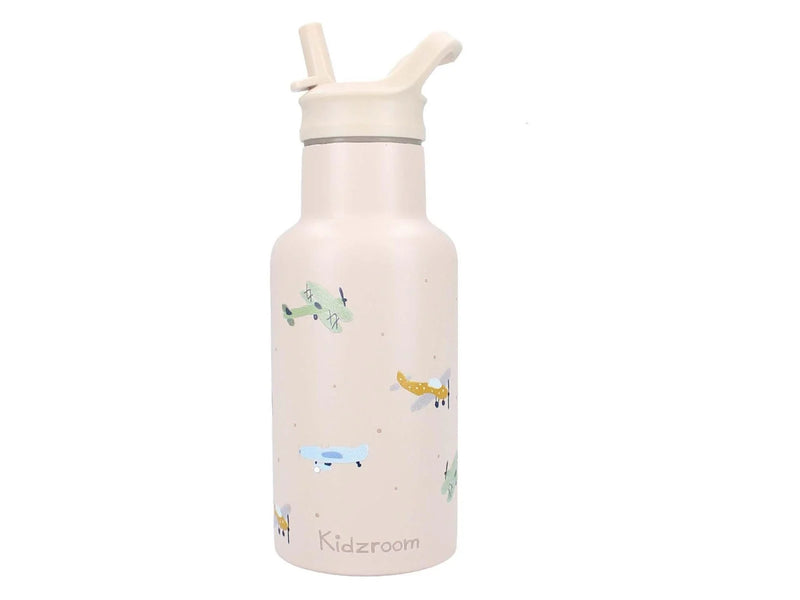 Kidzroom Drinking Bottle Sweet Sips Airplanes 350 ml