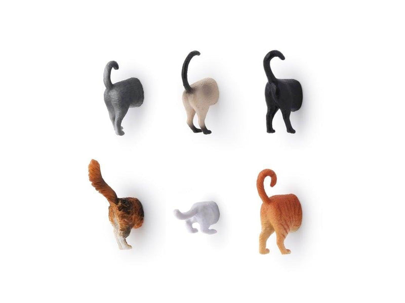 Kikkerland Cat Butt Magnets