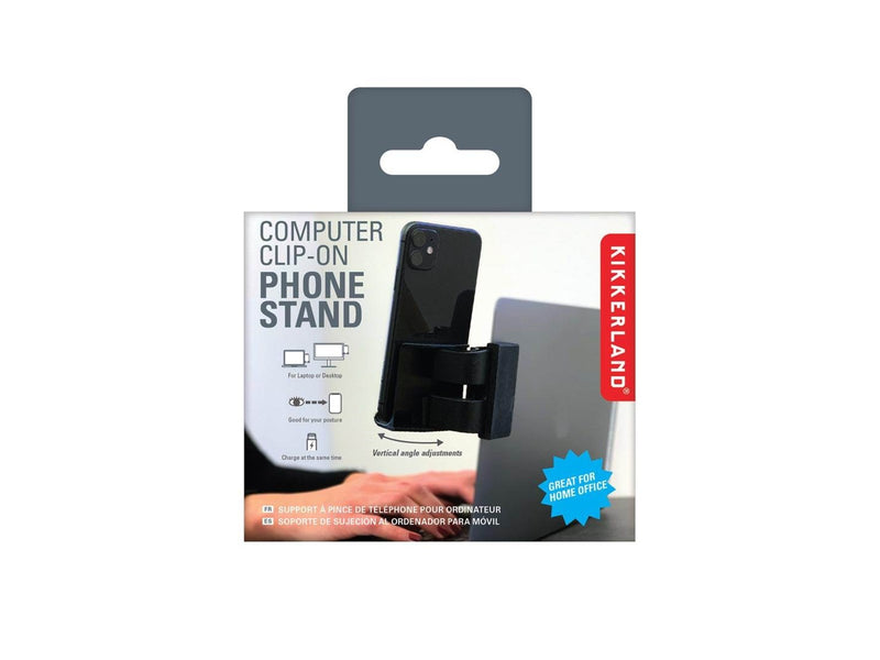 Kikkerland Computer Clip-On Phone Stand (US214)
