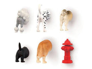 Kikkerland - Dog Butt Magnets 6 Per Set