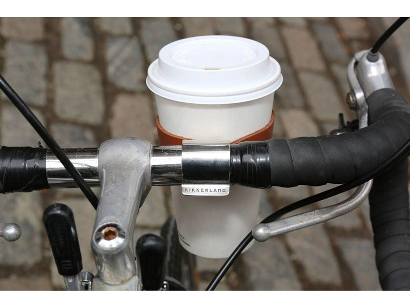Kikkerland - Leather Bike Cup Holder (BB48)