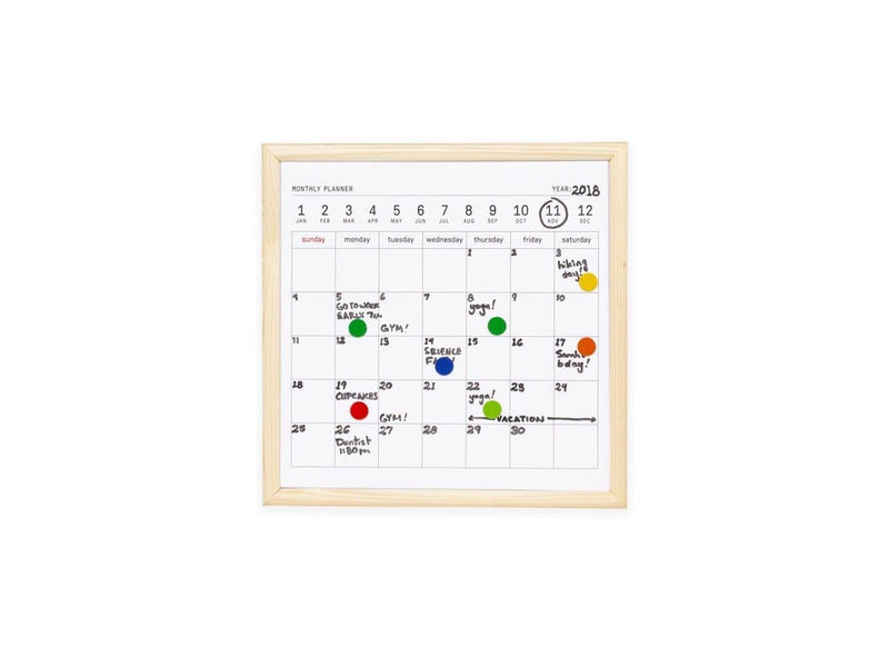 Kikkerland - Mini White Board Calendar (MH76-S)