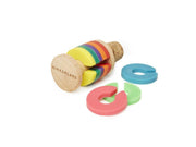 Kikkerland - Rainbow Wine Rings + Stopper (BA91)