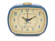 Kikkerland Retro Alarm Clock - Blue
