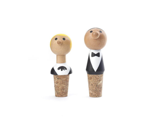 Kikkerland - Wine Stopper + Waiter (BA60) (Set of 2)
