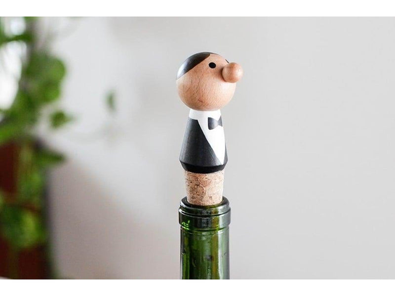 Kikkerland - Wine Stopper + Waiter (BA60) (Set of 2)