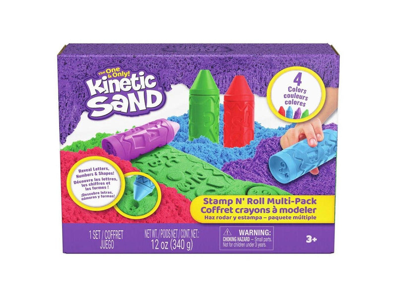 Kinetic Sand Stamp N' Roll Multipack