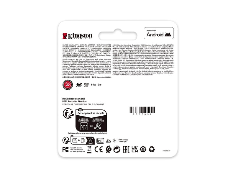 Kingston Canvas Go! Plus SD - 200MB/s - 128GB