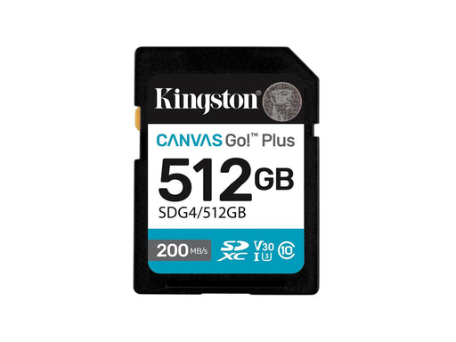 Kingston Canvas Go! Plus SD - 200MB/s - 512GB