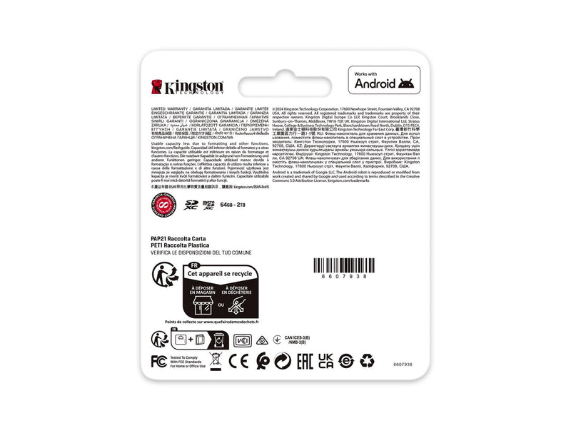 Kingston Canvas Go! Plus SD - 200MB/s - 512GB