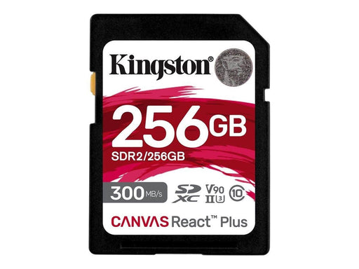 Kingston Canvas React Plus V90 SD - 300MB/s - 256GB