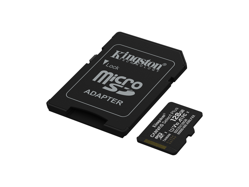 Kingston Canvas Select Plus Gen3 MicroSD/SD - 150MB/s - 128GB