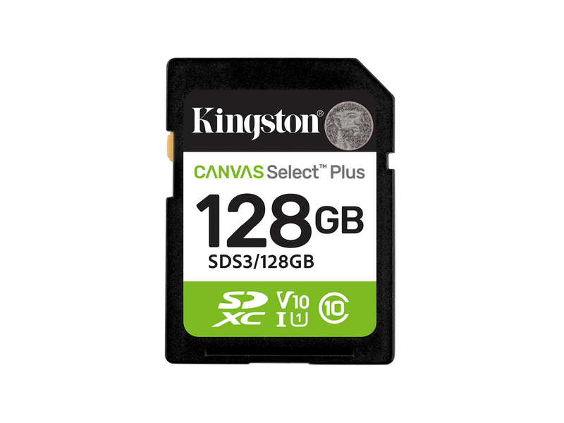 Kingston Canvas Select Plus Gen3 SDXC - 150MB/s - 128GB