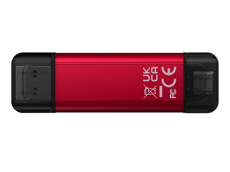 Kingston Dual Portable SSD - 1TB - Extern SSD - Schwarz - USB 3.2 Gen 2