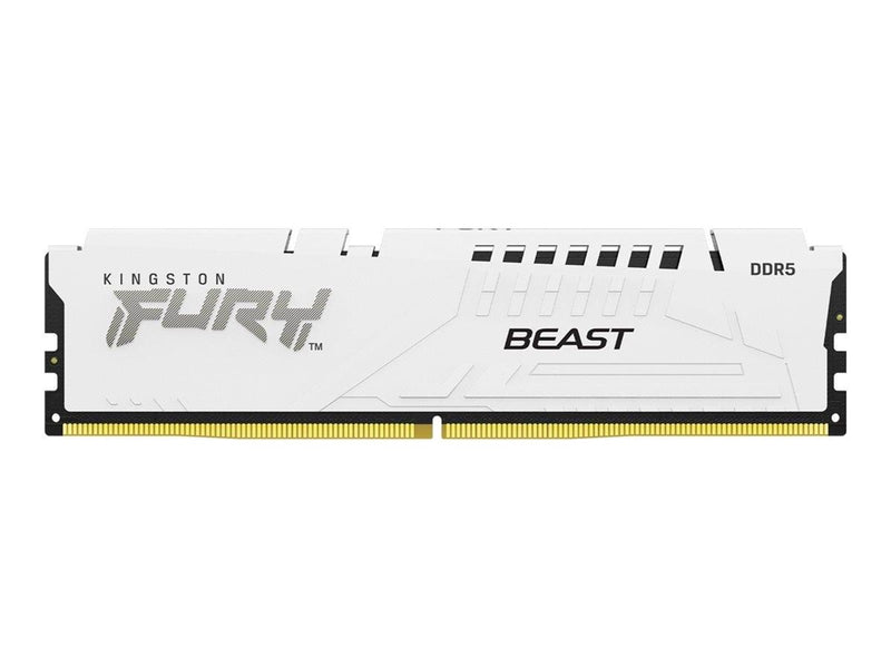Kingston FURY Beast DDR5-6000 - 16GB - CL30 - Single Channel (1 pcs) - AMD EXPO & Intel XMP - Weiß