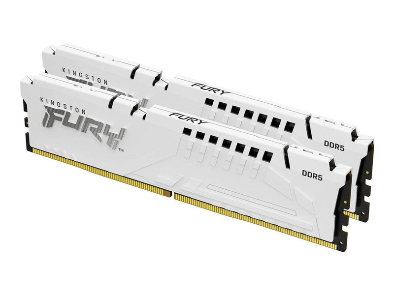 Kingston FURY Beast DDR5-6000 - 32GB - CL30 - Dual Channel (2 pcs) - AMD EXPO & Intel XMP - Weiß