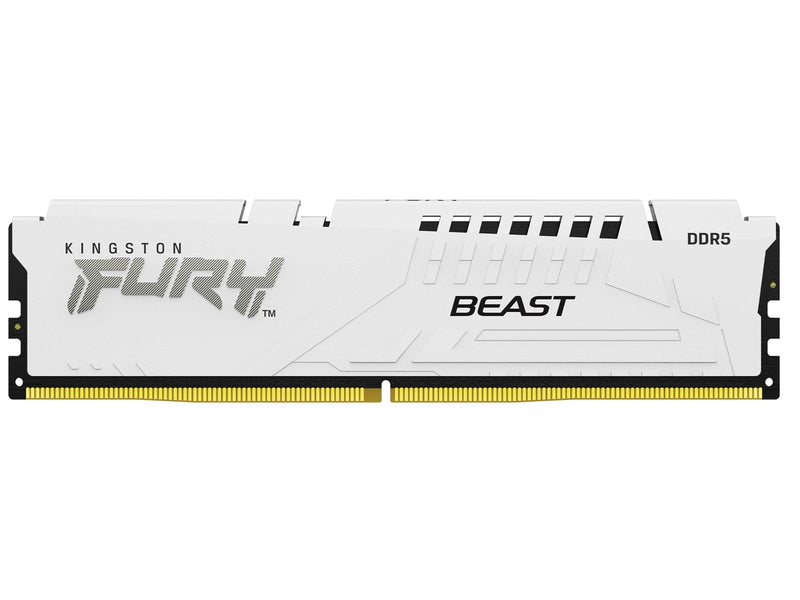 Kingston FURY Beast DDR5-6000 - 32GB - CL30 - Single Channel (1 pcs) - AMD EXPO & Intel XMP - Weiß