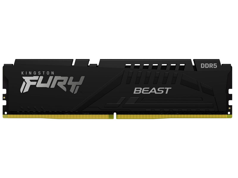 Kingston FURY Beast DDR5-6400 - 32GB - CL32 - Single Channel (1 pcs) - AMD EXPO & Intel XMP - Schwarz
