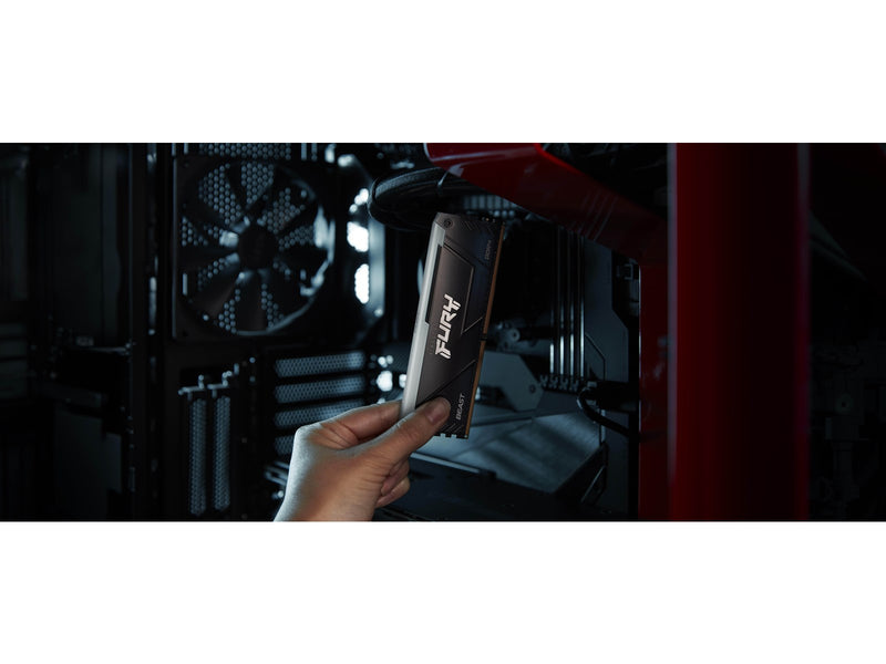 Kingston FURY Beast RGB DDR4-3200 - 64GB - CL16 - Dual Channel (2 pcs) - Intel XMP - Schwarz mit RGB