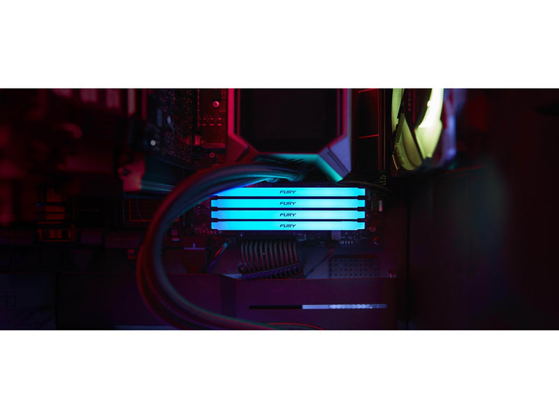 Kingston FURY Beast RGB DDR4-3600 - 16GB - CL18 - Single Channel (1 pcs) - Intel XMP - Schwarz mit RGB
