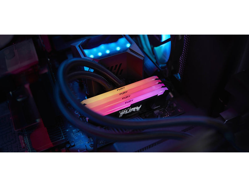 Kingston FURY Beast RGB DDR4-3600 - 32GB - CL18 - Single Channel (1 pcs) - Intel XMP - Schwarz mit RGB
