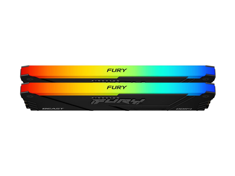 Kingston FURY Beast RGB DDR4-3600 - 64GB - CL18 - Dual Channel (2 pcs) - Intel XMP - Schwarz mit RGB
